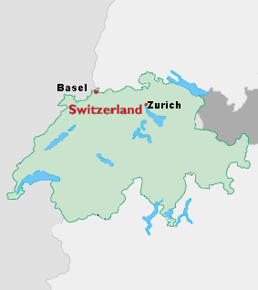 Switzerland Map - Click on the map to see the cities with direct flight connections to Kos